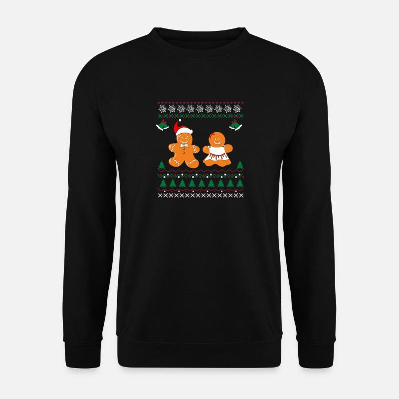 Gingerbread Ugly Christmas Weihnachten Geschenk - Unisex Pullover - Schwarz