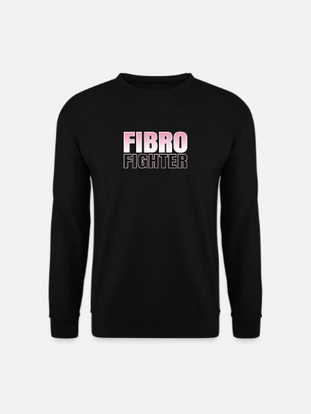 Fibrofighter. Great design for fibromyalgia. - Unisex Sweatshirt - black