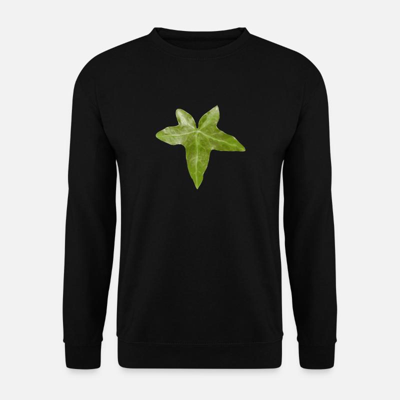 ivy leaf - Unisex Sweatshirt - black