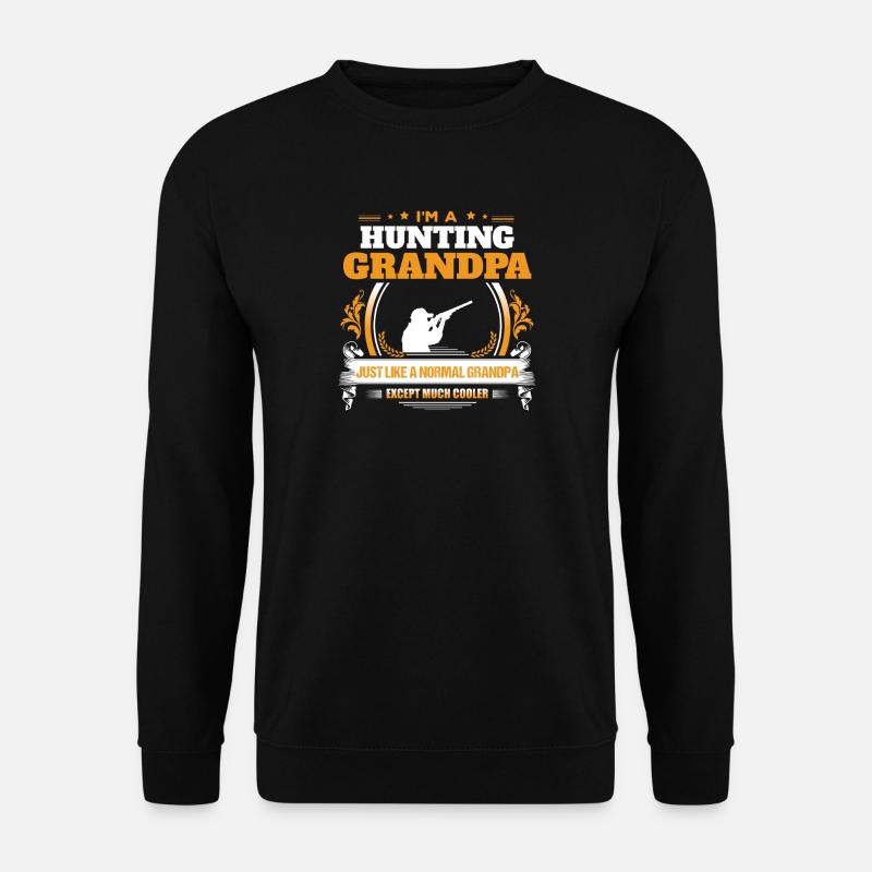Jagd-Großvater-Hemd-Geschenk-Idee - Unisex Pullover - Schwarz