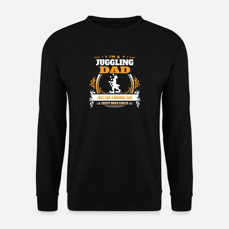 Jonglieren Dad Shirt Geschenkidee - Unisex Pullover - Schwarz
