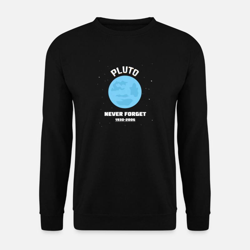 PLUTO NEVER FORGET 1930-2006 - Unisex Pullover - Schwarz