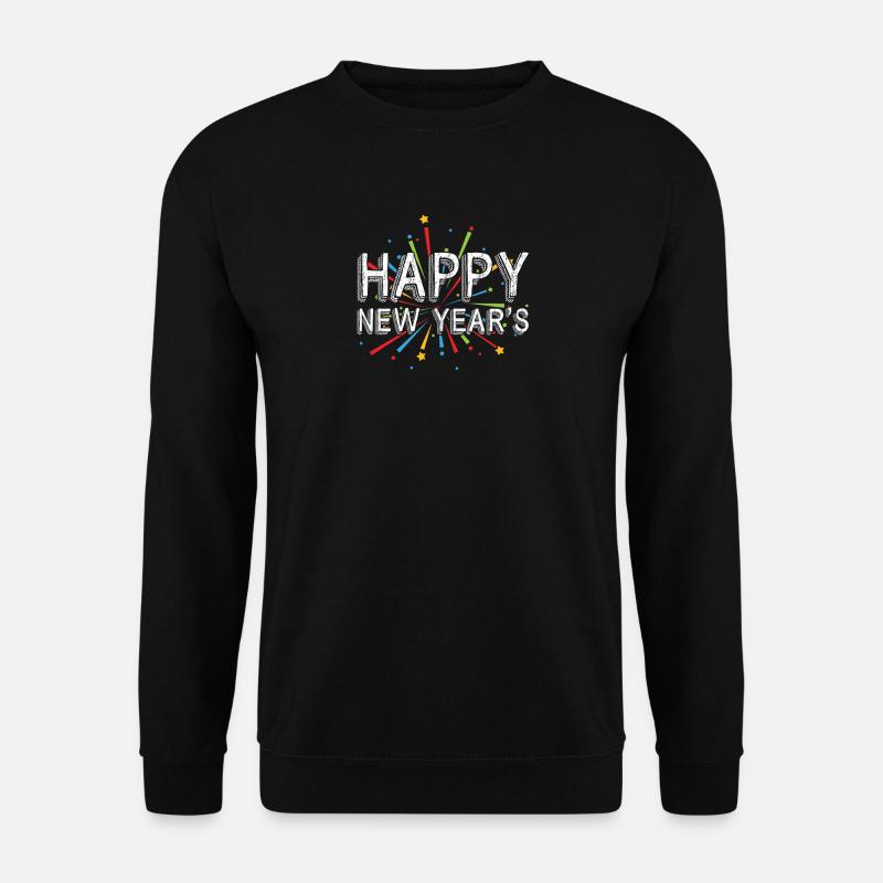 Frohes neues Silvester Party Neujahr Urlaub - Unisex Pullover - Schwarz