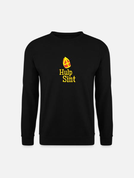 Hulp Sint Sinterklaas - Unisex Sweatshirt - black