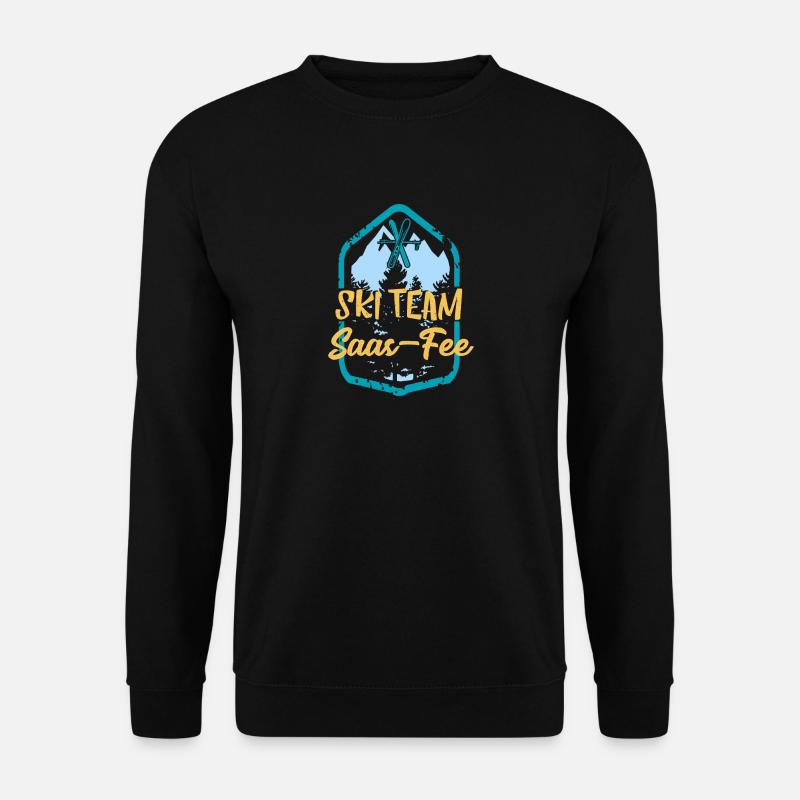 Skiteam Saas-Fee Ski Team Gift - Unisex Sweatshirt - black