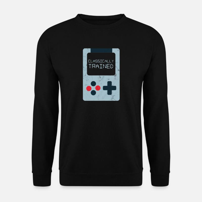 Zocker - Gamer - Nerd - Geek - Geschenk - Unisex Pullover - Schwarz
