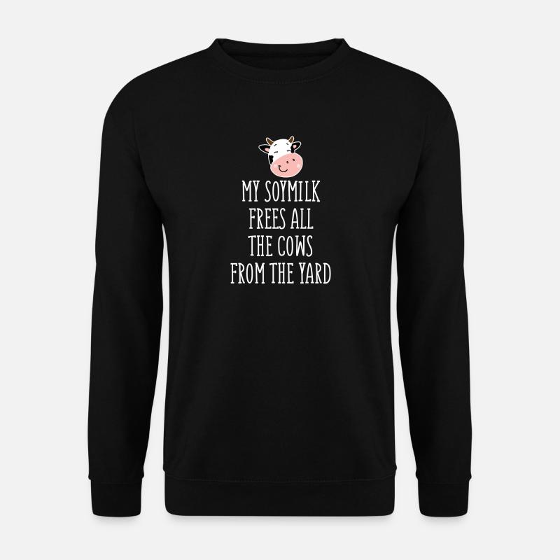 Vegan - T-Shirt - Geschenk - Vegetarier - Unisex Pullover - Schwarz