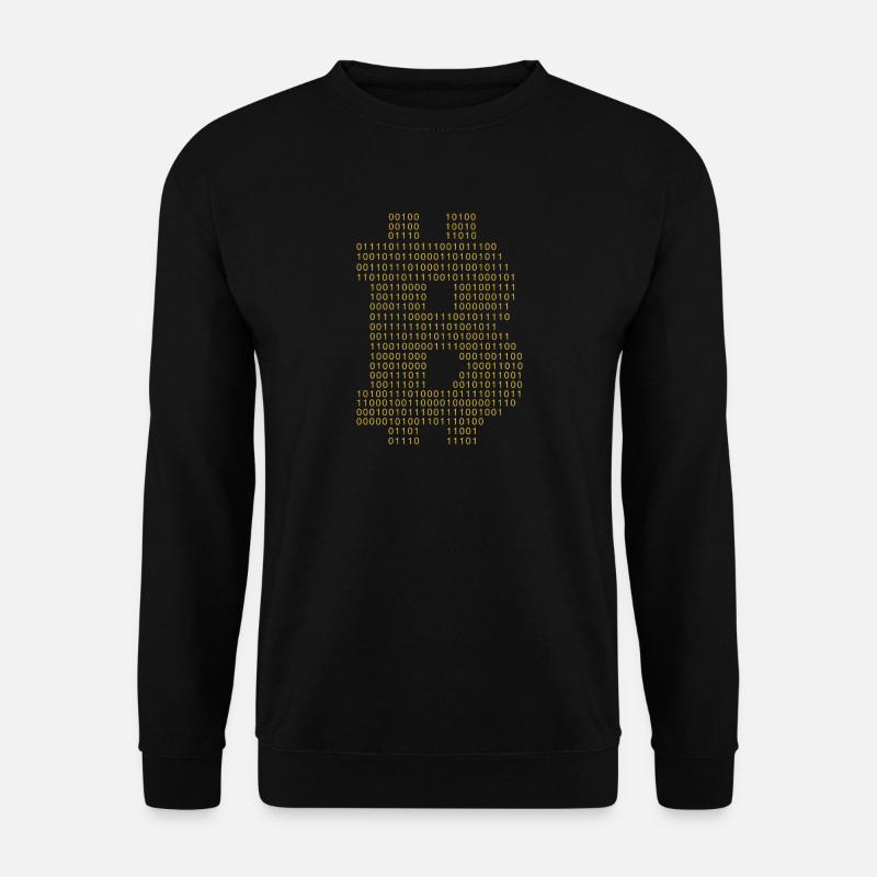 Bitcoin Code Blockchain Kryptowährung HODL - Unisex Pullover - Schwarz