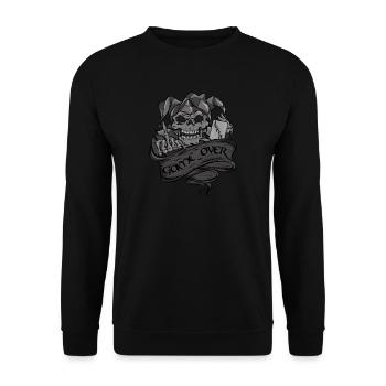 plaisantin - Sweat-shirt Unisexe - noir - Devant - Alina (178cm) & Michal (187cm)