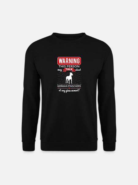 Deutscher Pinscher Shirt Geschenk - Unisex Pullover - Schwarz