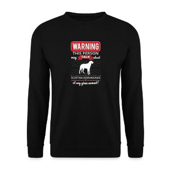 cadeau chemise Scottish Fold - Sweat-shirt Unisexe - noir - Devant - Alina (178cm) & Michal (187cm)