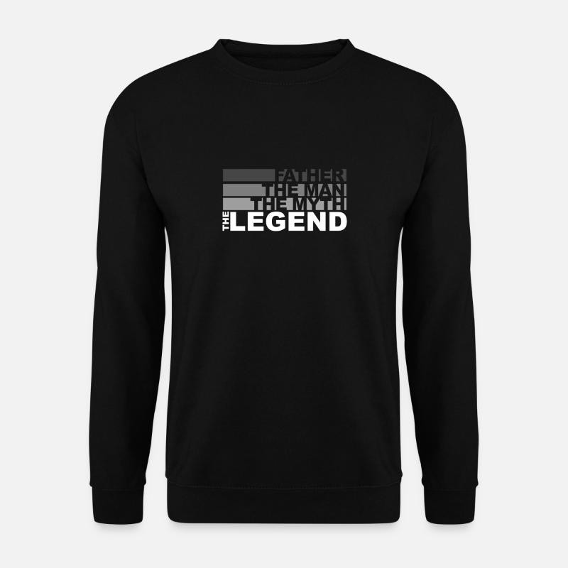 Father - The man, the myth - Unisex Sweatshirt - black