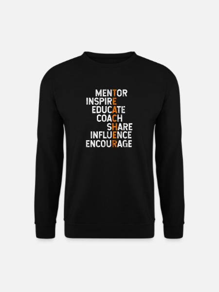 Geschenk für Lehrer oder Lehrerin - Unisex Pullover - Schwarz