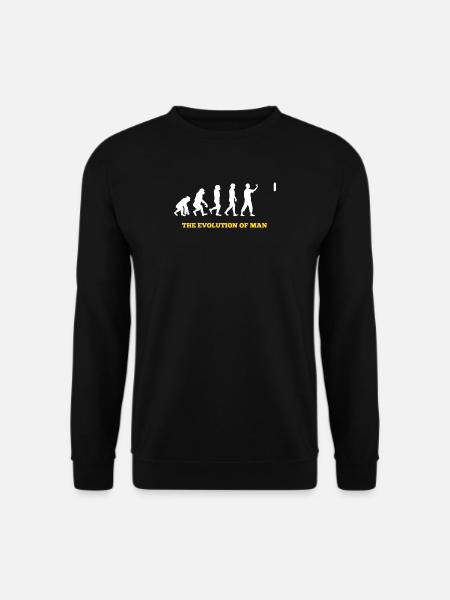 Dart - Evolution - Lustig - Geschenk - Unisex Pullover - Schwarz