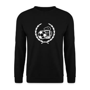 Champion du monde de bière Laurel Wreath Wreath - Sweat-shirt Unisexe - noir - Devant - Alina (178cm) & Michal (187cm)