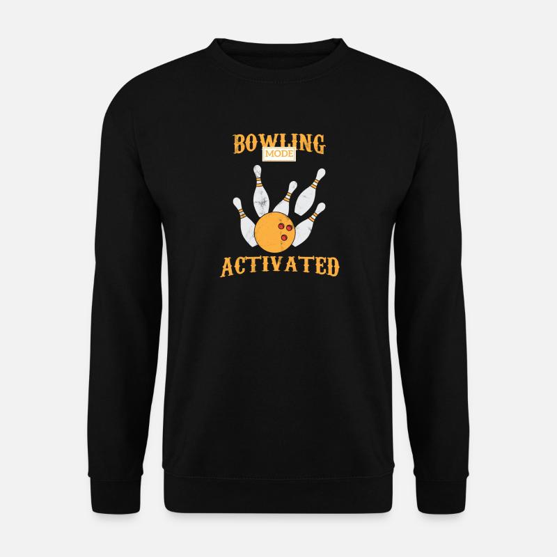 Bowling - Bowling - Cone - Strike - Gift - Unisex Sweatshirt - black