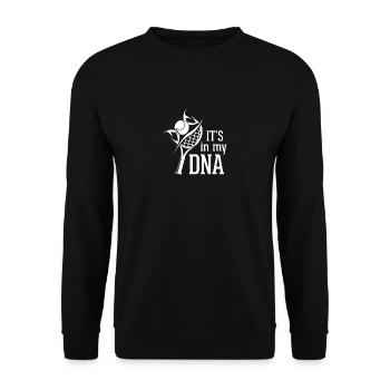 Tennis Il est dans mon ADN cadeau - Sweat-shirt Unisexe - noir - Devant - Alina (178cm) & Michal (187cm)