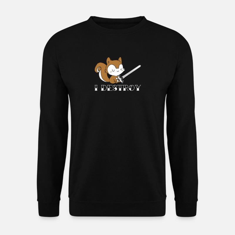 I Destroy 01 Gift - Unisex Sweatshirt - black