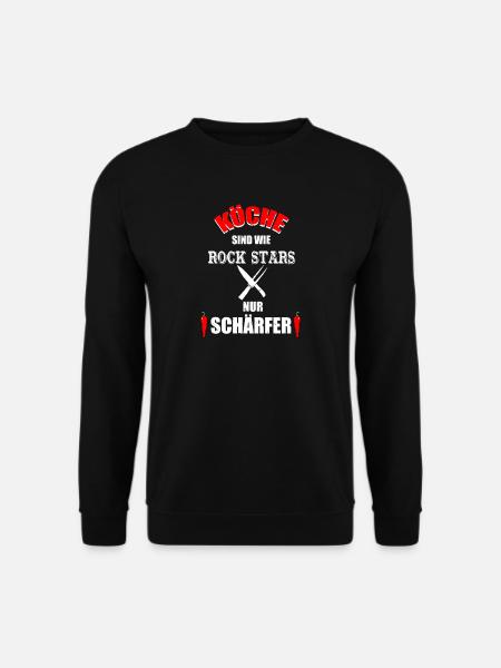 Koch Tshirt Evolution Geschenk Männer Prüfung - Unisex Pullover - Schwarz