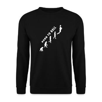 Evolution basketball basketball basketball game - Unisex Sweatshirt - black - Front - Alina (178cm) & Michal (187cm)