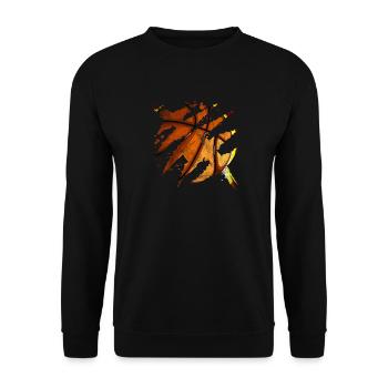 basket-cadeau joueur de basket-ball joueur de basket-ball - Sweat-shirt Unisexe - noir - Devant - Alina (178cm) & Michal (187cm)