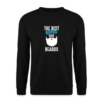 Couvreur couvreurs cadeau Bart - Sweat-shirt Unisexe - noir - Devant - Alina (178cm) & Michal (187cm)
