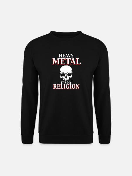 Heavy Metal - It's my religion - Headbaning nation - Unisex Pullover - Schwarz