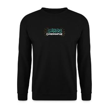 CHAOS Coordinator - Unisex Sweatshirt - black - Front - Alina (178cm) & Michal (187cm)