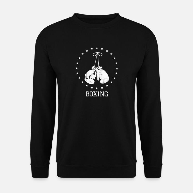 Boxen - Boxerhandschuh - Boxer - Boxsport - Ring - Unisex Pullover - Schwarz