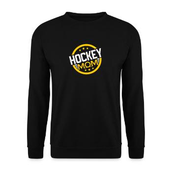 Hockey Mama - Unisex Pullover - Schwarz - Vorne - Alina (178cm) & Michal (187cm)