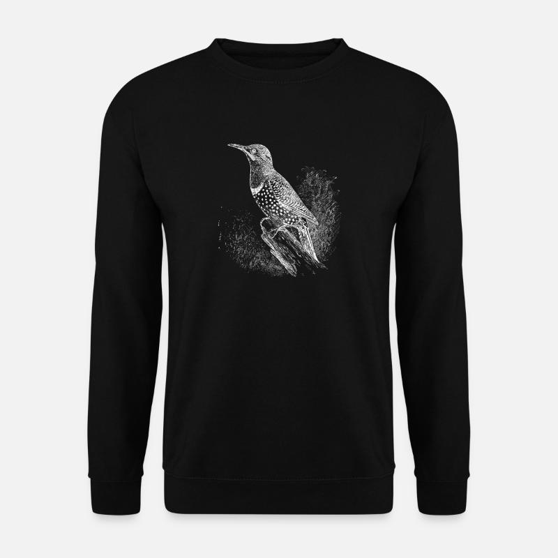 Geschenk Kolibri Vogel Vogelbesitzer Vögel - Unisex Pullover - Schwarz