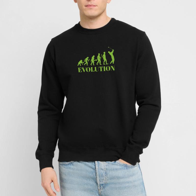 Evolution - Golf - Funny - Fun - Gift Unisex Sweatshirt