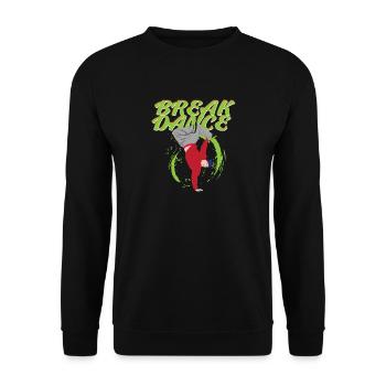 break dance - Sweat-shirt Unisexe - noir - Devant - Alina (178cm) & Michal (187cm)