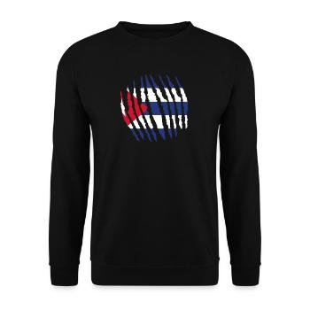 Claw Klaue Heimat Herkunft Kuba png - Unisex Pullover - Schwarz - Vorne - Alina (178cm) & Michal (187cm)