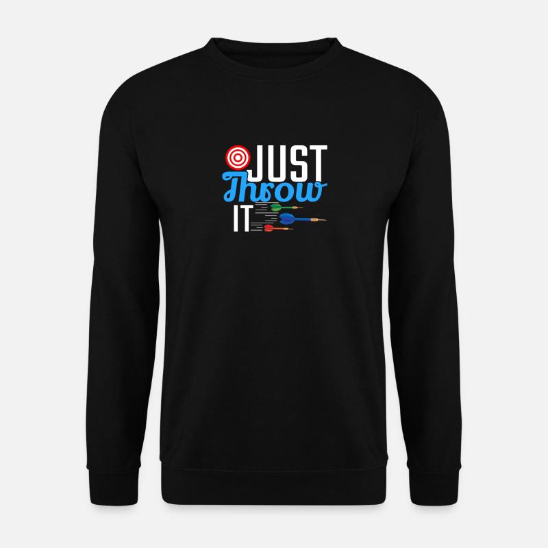 Dart Geschenk Männer Frauen Design - Unisex Pullover - Schwarz