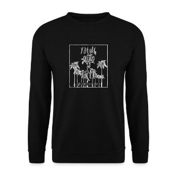 Graduation 2018 shirt gift graduation tshirt - Unisex Sweatshirt - black - Front - Alina (178cm) & Michal (187cm)