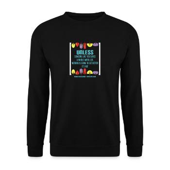 MARCH FOR SCIENCE - EARTH DAY - EARTH DAY - Unisex Sweatshirt - black - Front - Alina (178cm) & Michal (187cm)