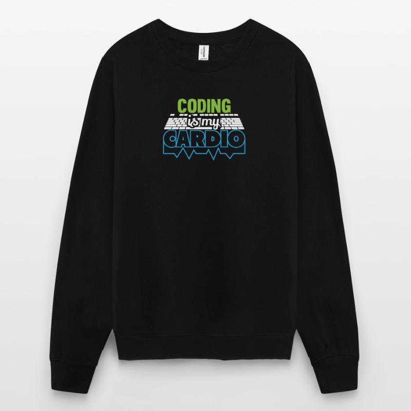 PROGRAMMERS Coding is my Cardio Funny Developer Unisex Sweatshirt