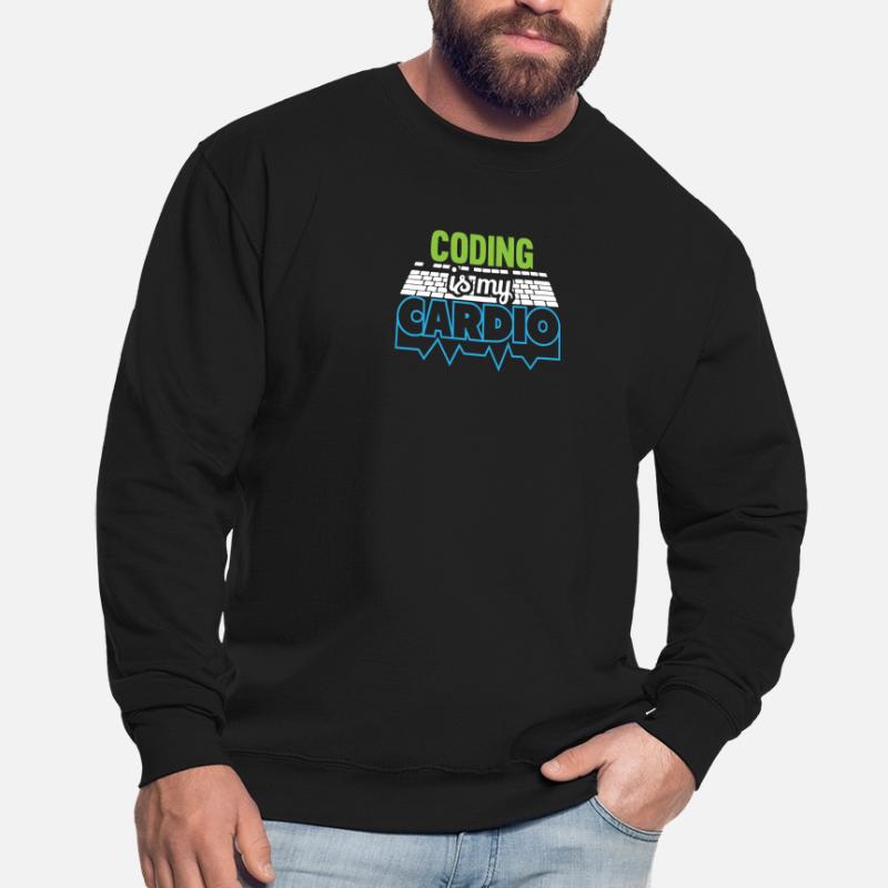 PROGRAMMERS Coding is my Cardio Funny Developer Unisex Sweatshirt