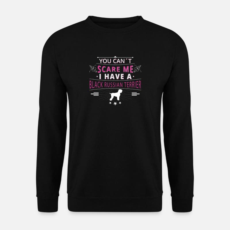 peur Black Russian Terrier - Sweat-shirt Unisexe - noir
