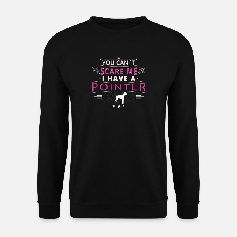 Pointer anglais Pointer peur - Sweat-shirt Unisexe - noir