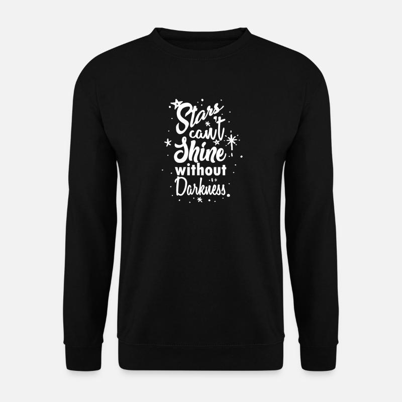 Stars in the dark - Unisex Sweatshirt - black