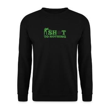Snooker shot to nothing - Unisex Sweatshirt - black - Front - Alina (178cm) & Michal (187cm)