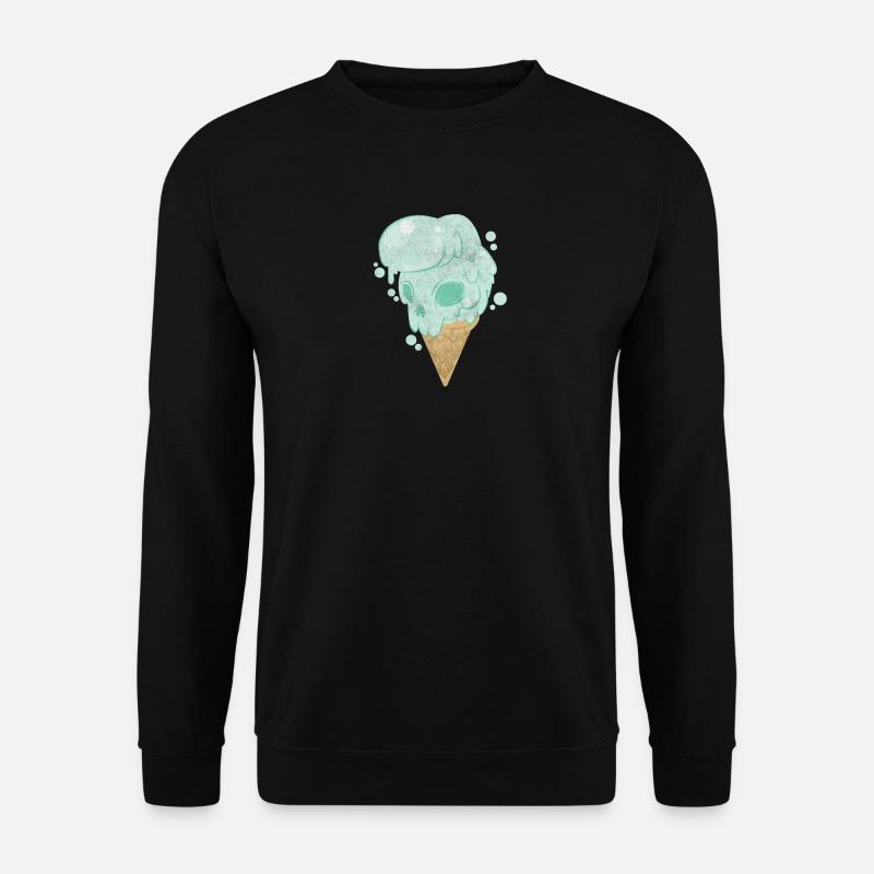 Eiscreme Eis Waffel Sommer Kinder Geschenk Party - Unisex Pullover - Schwarz