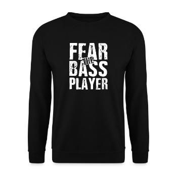 Bass guitar bass guitar bass guitarist gift - Unisex Sweatshirt - black - Front - Alina (178cm) & Michal (187cm)