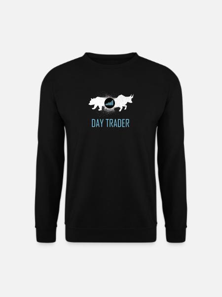Day Trader T-Shirt Stock Market Trading Aktie - Unisex Pullover - Schwarz