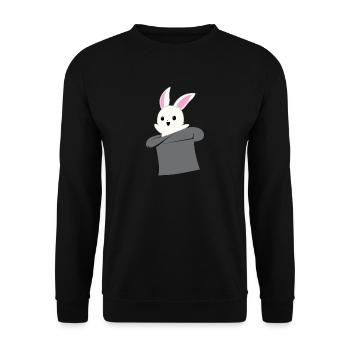 Zauberhut - Magie - Zaubern - Magier - Zauberhut - Unisex Pullover - Schwarz - Vorne - Alina (178cm) & Michal (187cm)