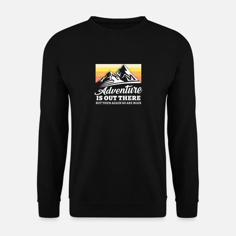 L'aventure est là, il y a des bugs - Sweat-shirt Unisexe - noir