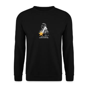 Alexander Hamilton US Gründervater - Unisex Pullover - Schwarz - Vorne - Alina (178cm) & Michal (187cm)