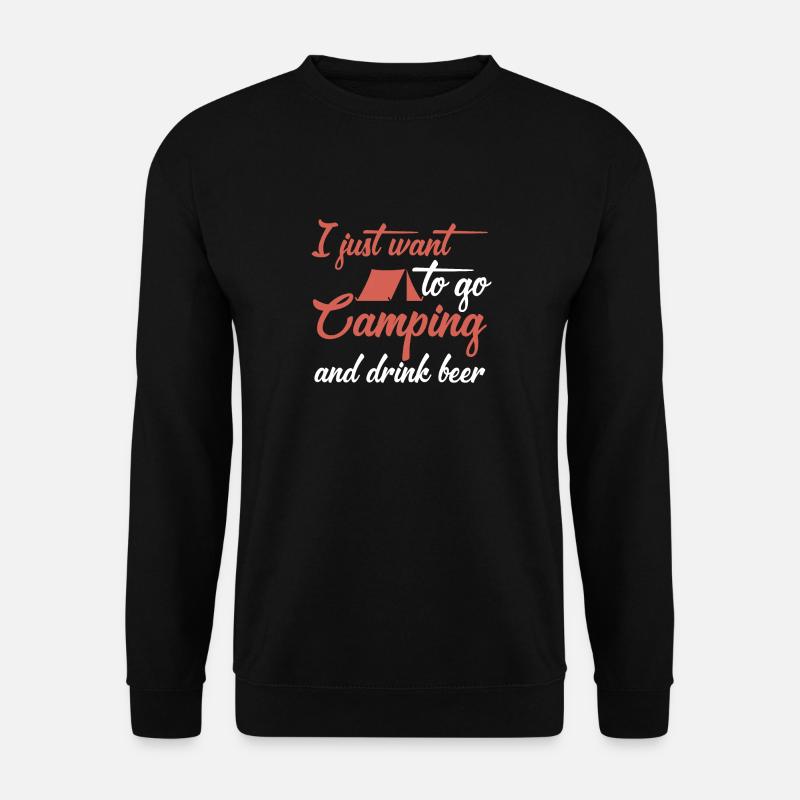 Camping Camping Camper Gift - Unisex Sweatshirt - black